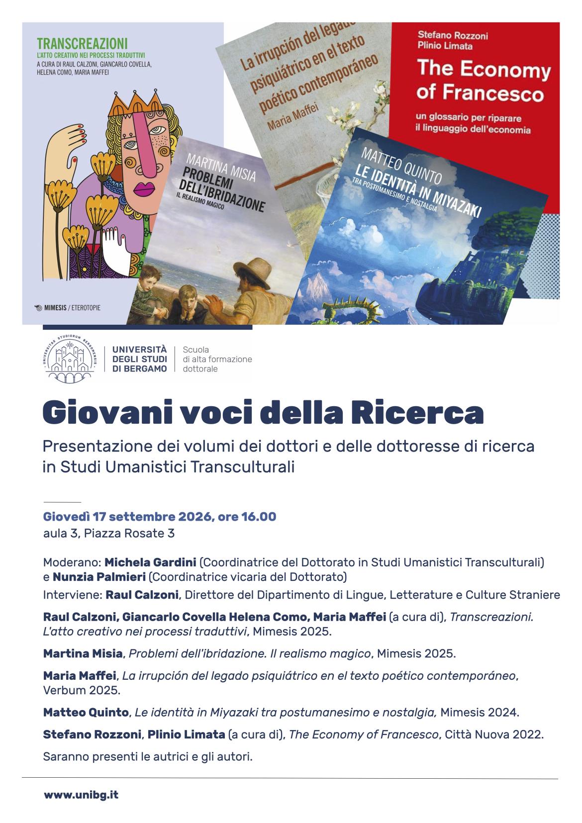 Locandina Voci ricerca SUT